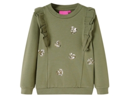 Sweatshirt Para Criança Cor Caqui 92