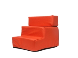 Cubierta De Escalera Para Mascotas Desmontable De Cuero Falso Antideslizante, Envío Gratuito Para Perros Y Cachorros Naranja