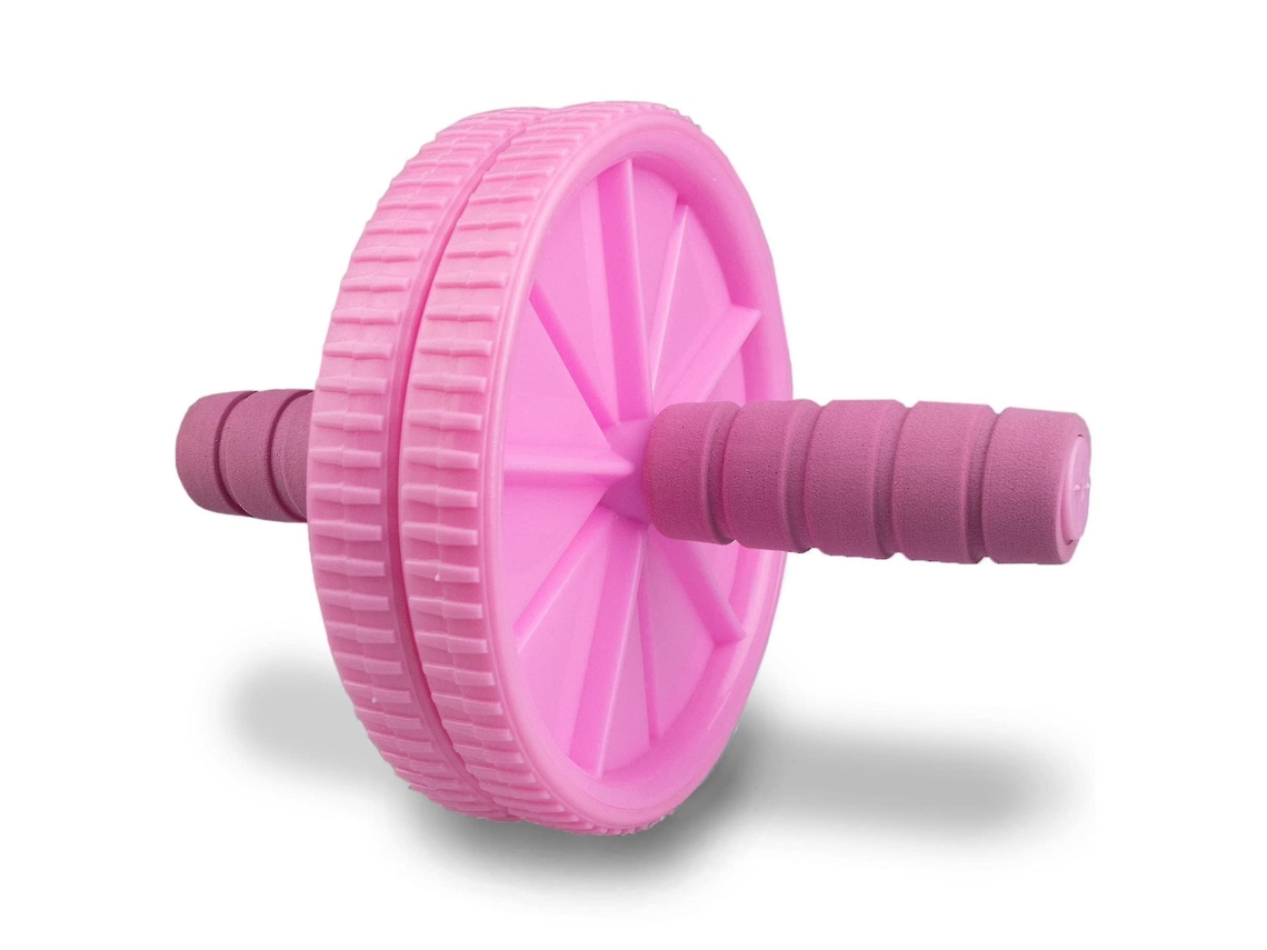 Lurelia Roda Abdominal De Espuma Rosa Para Exercícios Do Core E Da Parte Superior Do Corpo Em Casa E Na Ginásio.