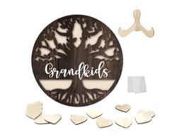 Laxiscreed Caixa De Armazenamento E Divisória Em Madeira Para Doces E Decoração De Parede