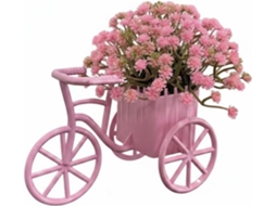 Présentoir Floral Décoratif Triciclo Ornement Panier Fleurs Fausses Miniature Décor Charmant Style Champêtre