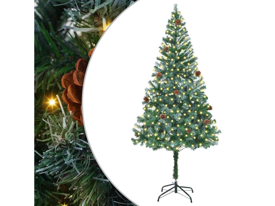 Conjunto 1 Peça Decorativa Vidaxl Verde Pvc (180 Cm)