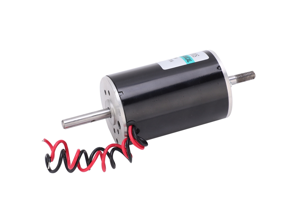 Motor CC de alta velocidade 80w pequeno com regulador de velocidade Eixo Duplo Cw CCw 24v