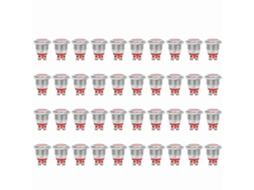40pcs Indicador Led De Alerta Metal Ip68 Bem-16c 16mm Vermelho 12v Para Carro Modificação