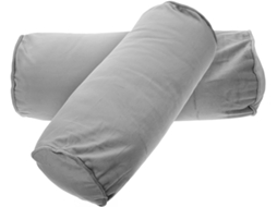 Conjunto de 2 Almofadas Cilíndricas para Pescoço e Lombar, Almofada Tubular Adequada Cama Sofá, com CHABERLU