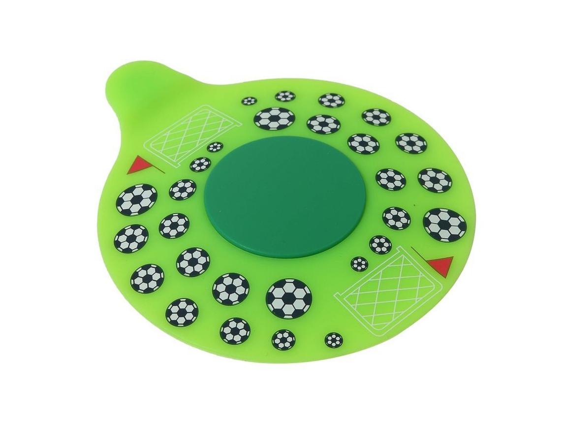 Tampão De Ralo De Banheira Em Silicone, Plug Universal Para Ralo (futebol Verde)