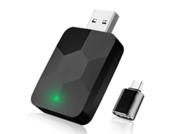 Adaptador Usb 2 em 1 ZRUXE para Carplay e Android Auto Sem Fios (compativel com Ios e Android, Plug And Play, Controlo de Voz, para Automove