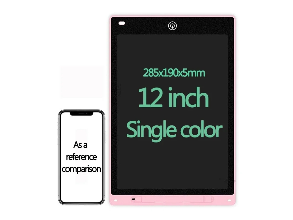 Tablet De Desenho Lcd 10/12 Polegadas, Quadro Para Crianças, Brinquedo Caligrafia, Negro Mágico, Presente Crianças Aquaforge