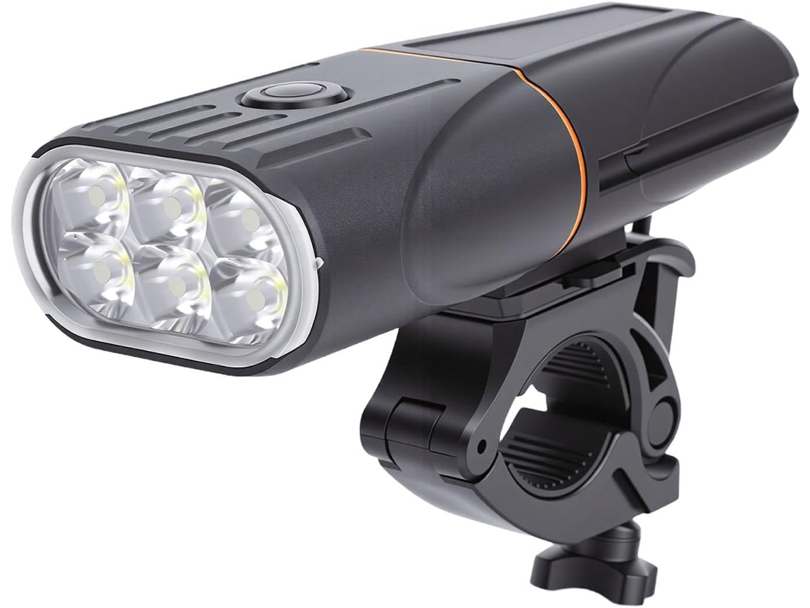 Farol De Bicicleta 1600 Lúmens, Brilhante, À Prova D'água,
