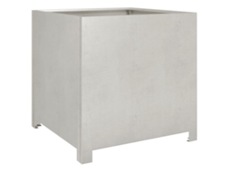 Garden Planter, Garden Planters Vidaxl Prateado Aço (50 X 50 X 50 Cm)