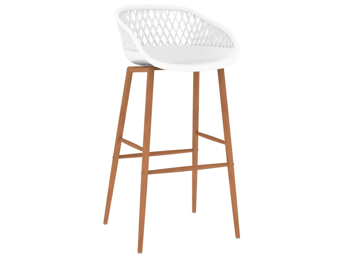Bancos de Bar 4 Pcs Branco MAISON EXCLUSIVE