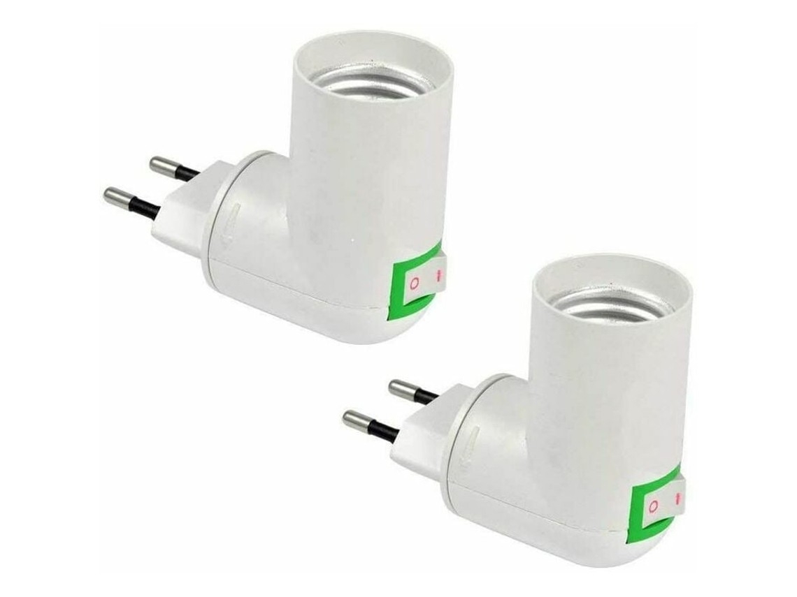 E27 Socket Adapter With Wireless Switch: Transform Your Standard Light Bulb Into A Versatile Socket For Safe Indoor Use.