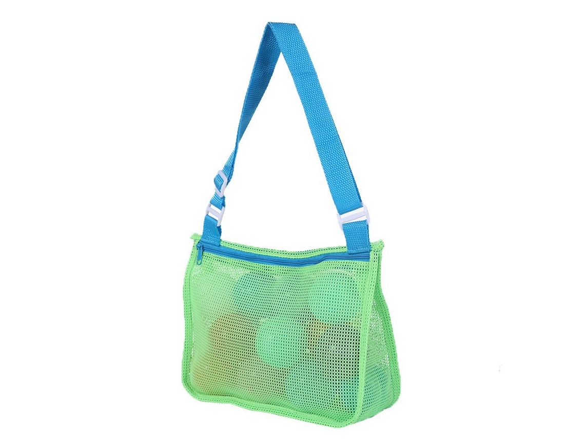 Bolsa De Armazenamento De Malha Para Brinquedos De Praia Yuysan 21x25x8cm Verde (aa13)