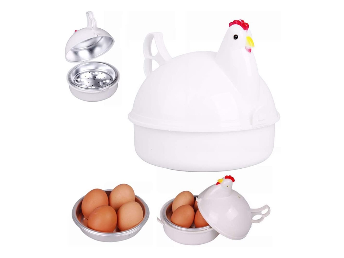 Cozedor De Ovos Para Micro Ondas 4 Ovos Antiaderente Para Café Da Manhã Almoço Jantar