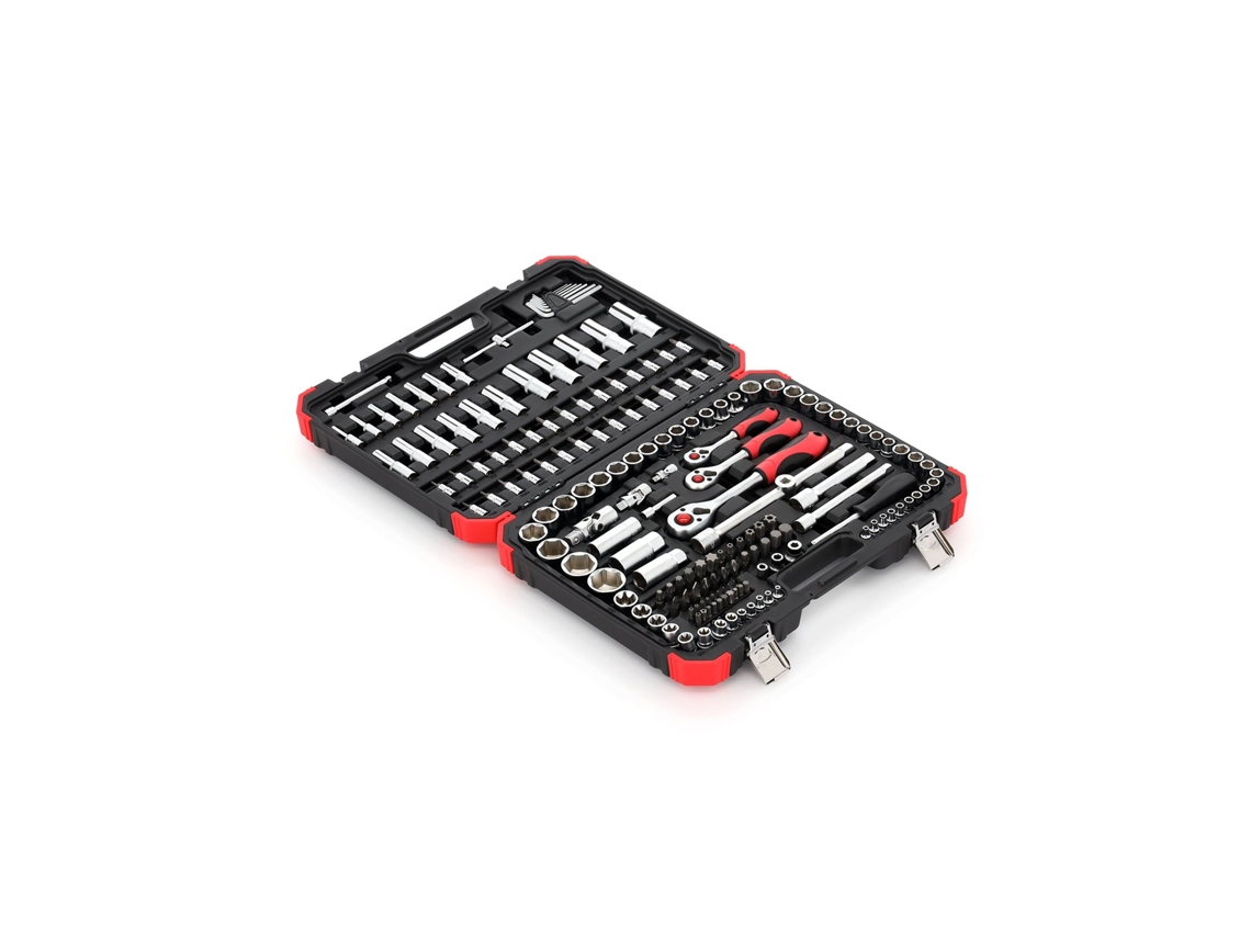 Conjunto de soquetes 1/43/81/2, 172 peças (3300058) GEDORE VERMELHO R45603172