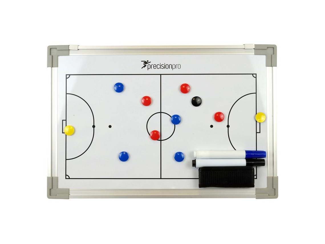Prancheta De Precisão Para Futebol De Salão Prancheta Para Treinador De Futsal 45x30cm Branca Precision