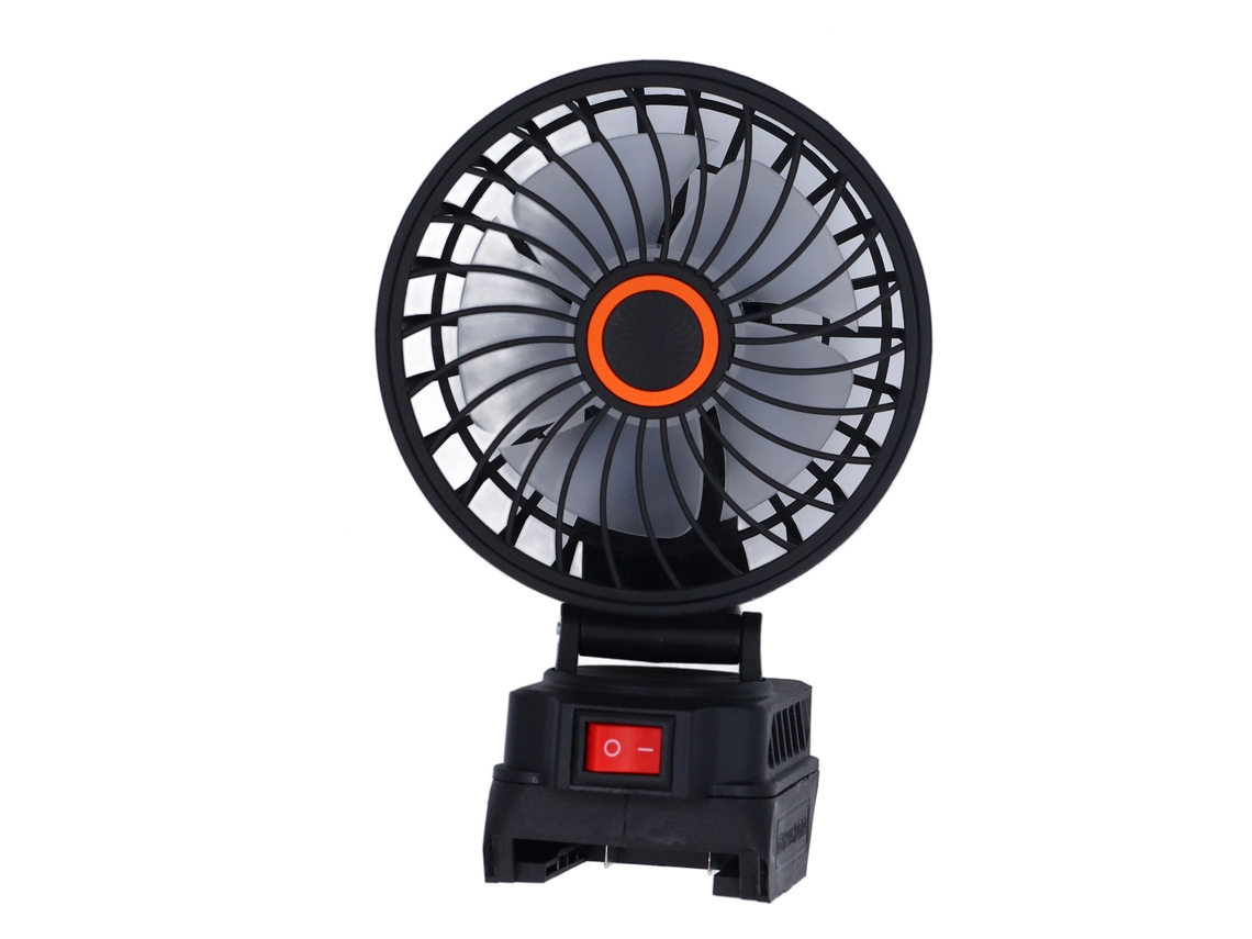Ventilador Portátil Camping 4 Polegadas Dartek Bateria Lítio 20v