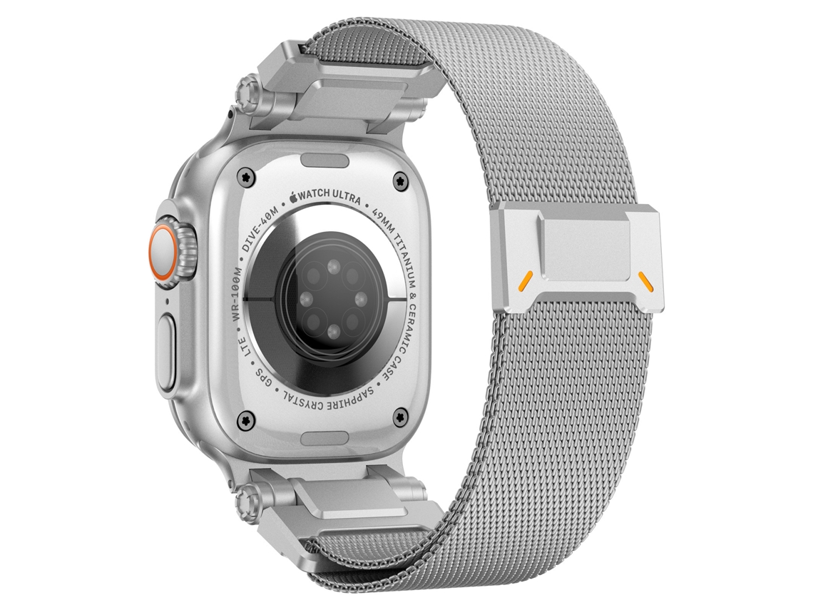 Bracelete para Apple Watch 44/45/49mm Prata XIAOMOYU