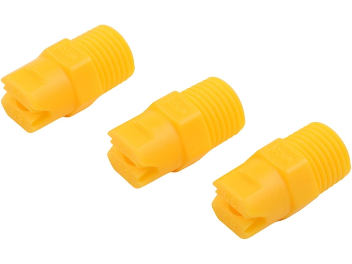 Pacote Com 20 Bicos De Pulverização Planos Rosca Macho Bspt 1/4",
