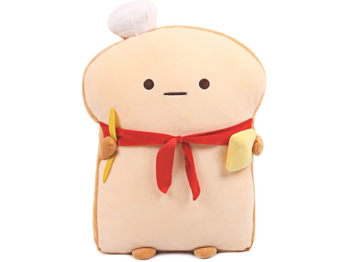 2026 almohada de Pan Tostado Divertida Peluche Comida Cariño Relleno Suave para Sofa Dormitorio Oficina Regalo