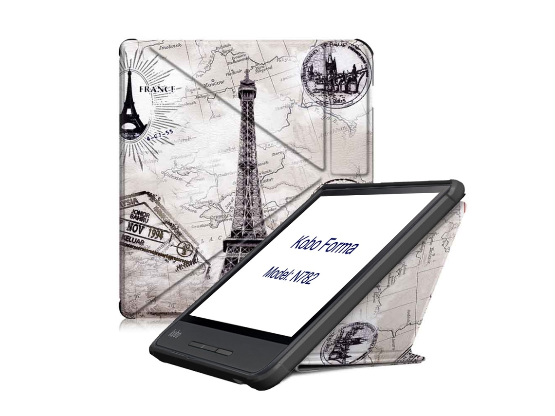 Capa Protetora Para E-reader Kobo Forma 8 Polegadas, Tpu Despertar/repouso Automático - Elysve
