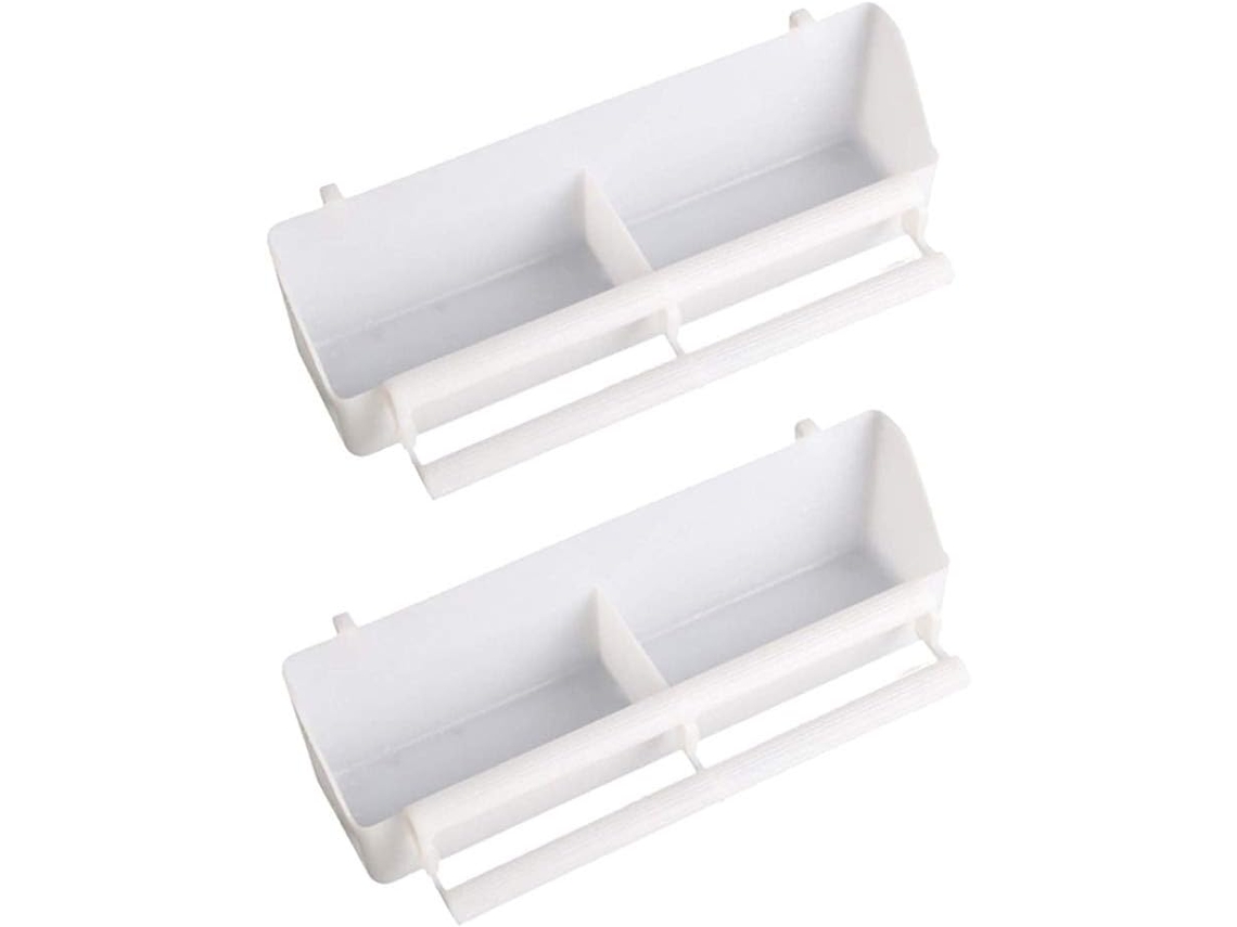 Tigela AQUAFORGE Branca, conjunto de 2, de Plástico para Pássaros