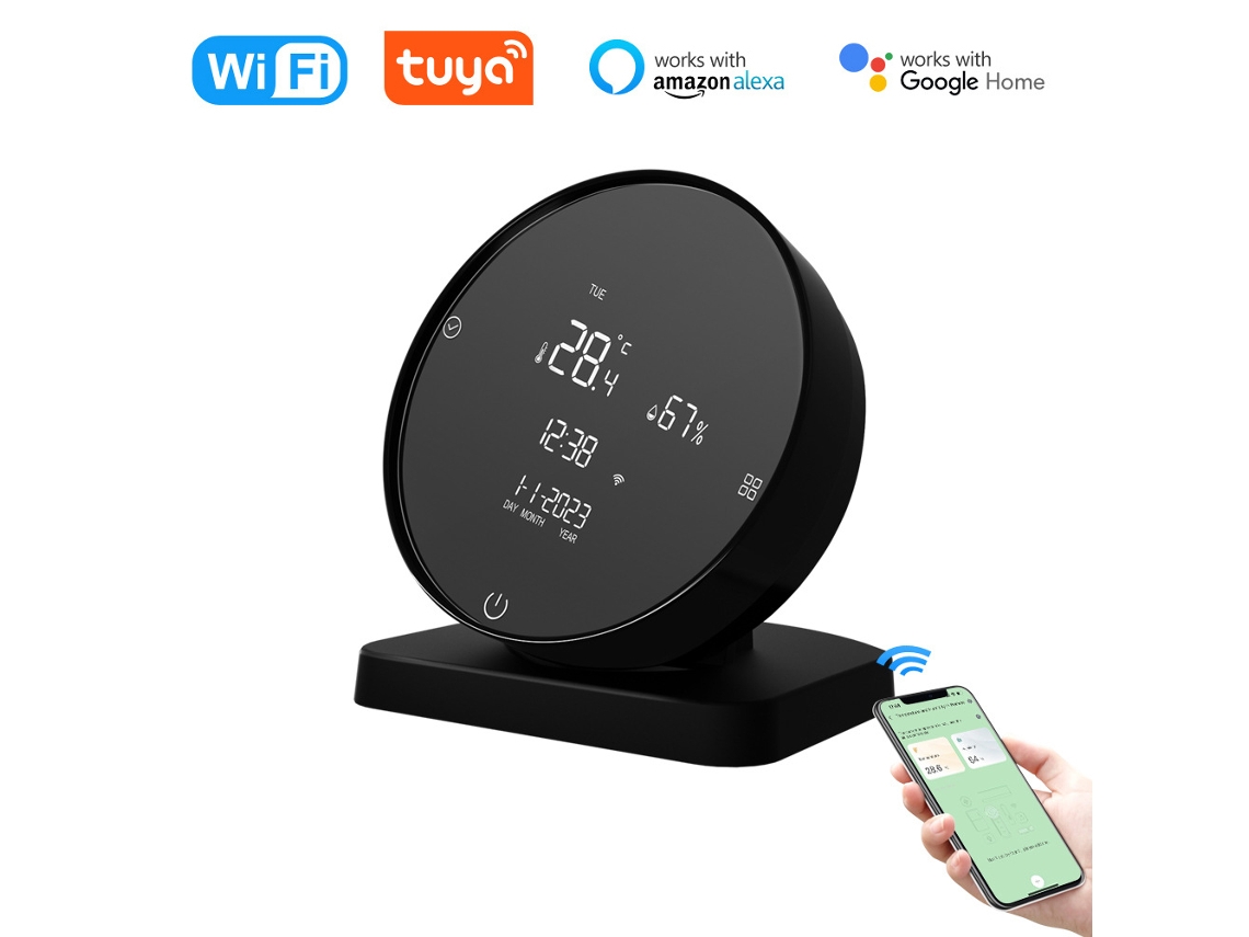 DETECTOR DE TEMPERATURA HKJ USB com LCD, IR, Alexa