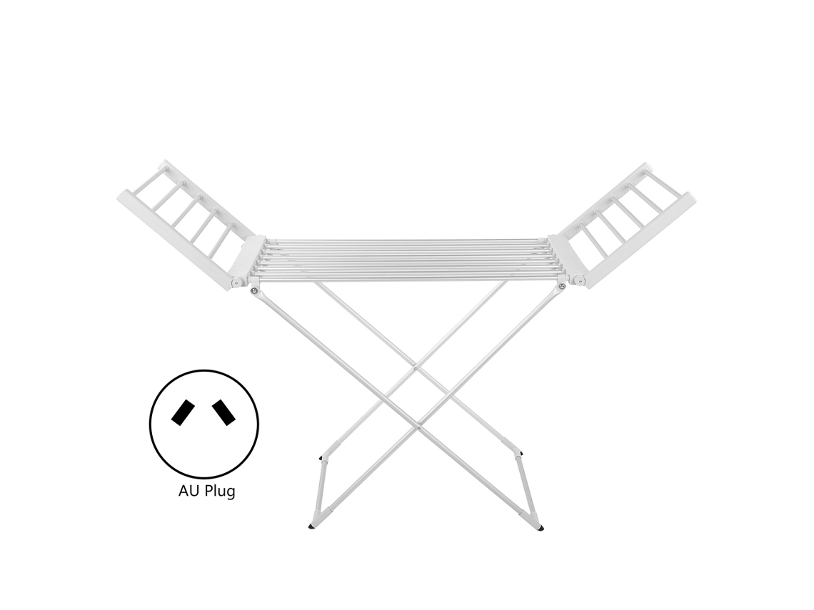 Laxiscreed Rack Elétrico De Secagem De Roupas Plegável E Aquecido Para Secagem Rápida
