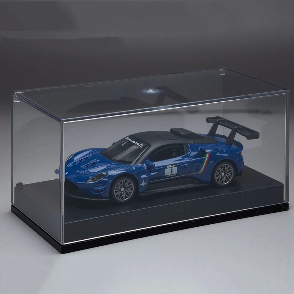 (gt2 Azul) Escala 1:64 - Carroceria De Metal, Pneus De Borracha, Modelo De Carro Esportivo