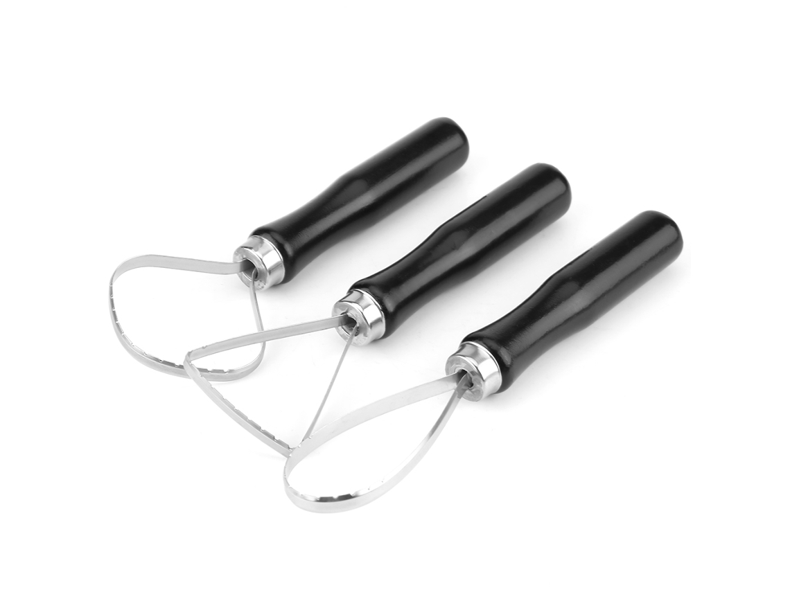 Kit 3 Ferramentas Modelagem Argila Cerâmica