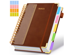 Caderno Espiral A5 Com Capa Dura, 300 Páginas, Papel Grosso, Para Planejamento