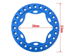 Anel De Substituição De Roda Rc Beadlock 4pcs Compatível Com Carros Rc 1/10 Trx4 Scx10 90046 90047 Rodas 1.9in