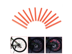 24pcs Bastões Reflexivos Para Raios De Bicicleta Seguros 75mm Acessório De Ciclismo Decorativo