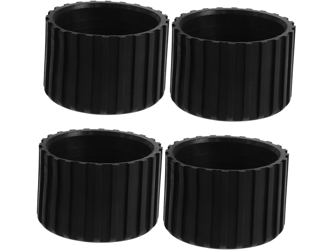 Abaodam Conjunto De 4-protetores Pés Antiderrapantes Para Equipamentos Ginástica, Cadeiras E, Em Borracha, Para Uso Em