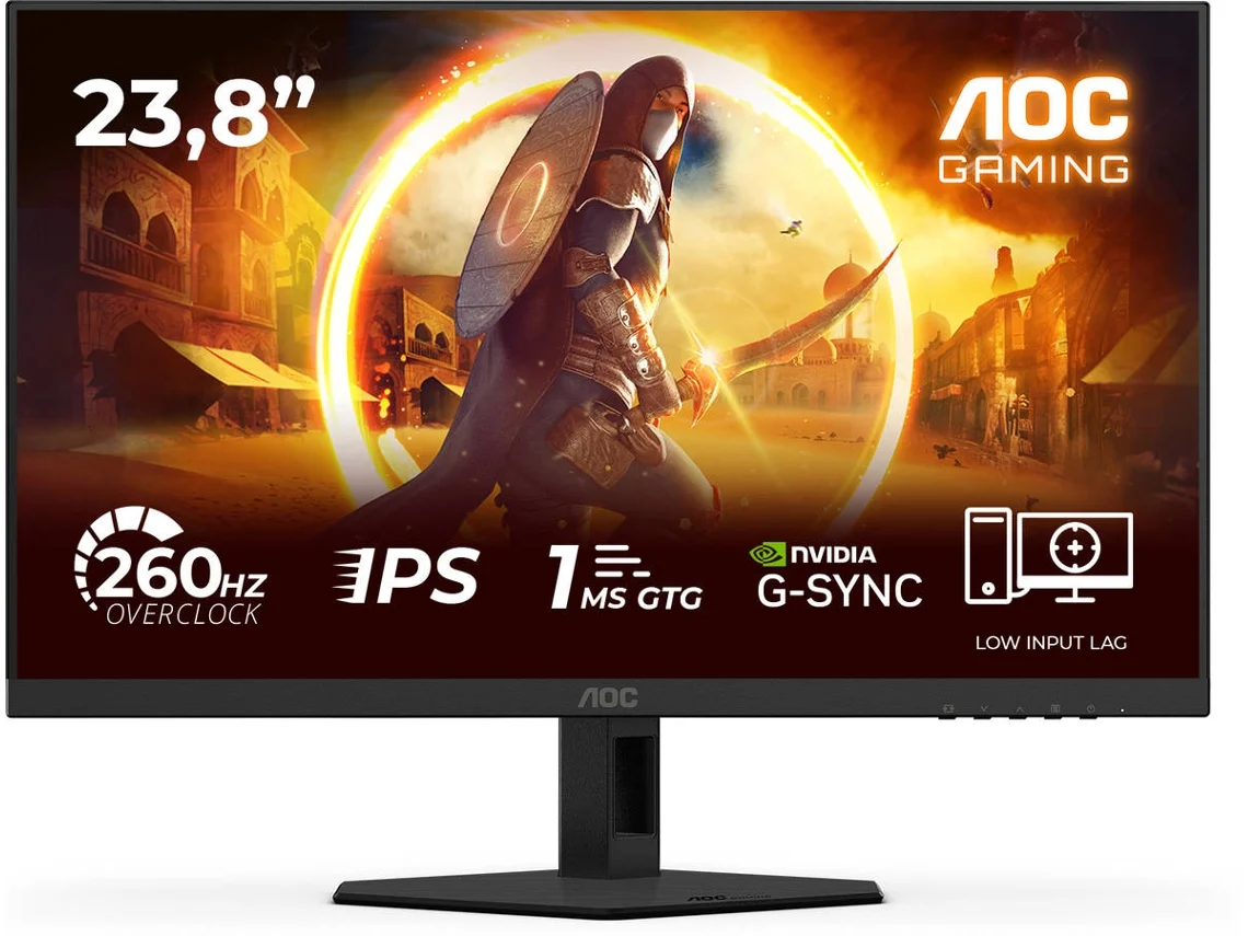 Monitor Gaming AOC 24G4ZRE (23,8" - Full HD - 1 ms - 260 Hz)