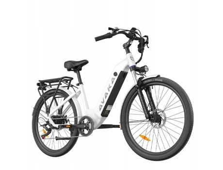 K200 Veículo Elétrico 48v 12ah 350w 35km/h 100hp Para E Bike Branco Avaka
