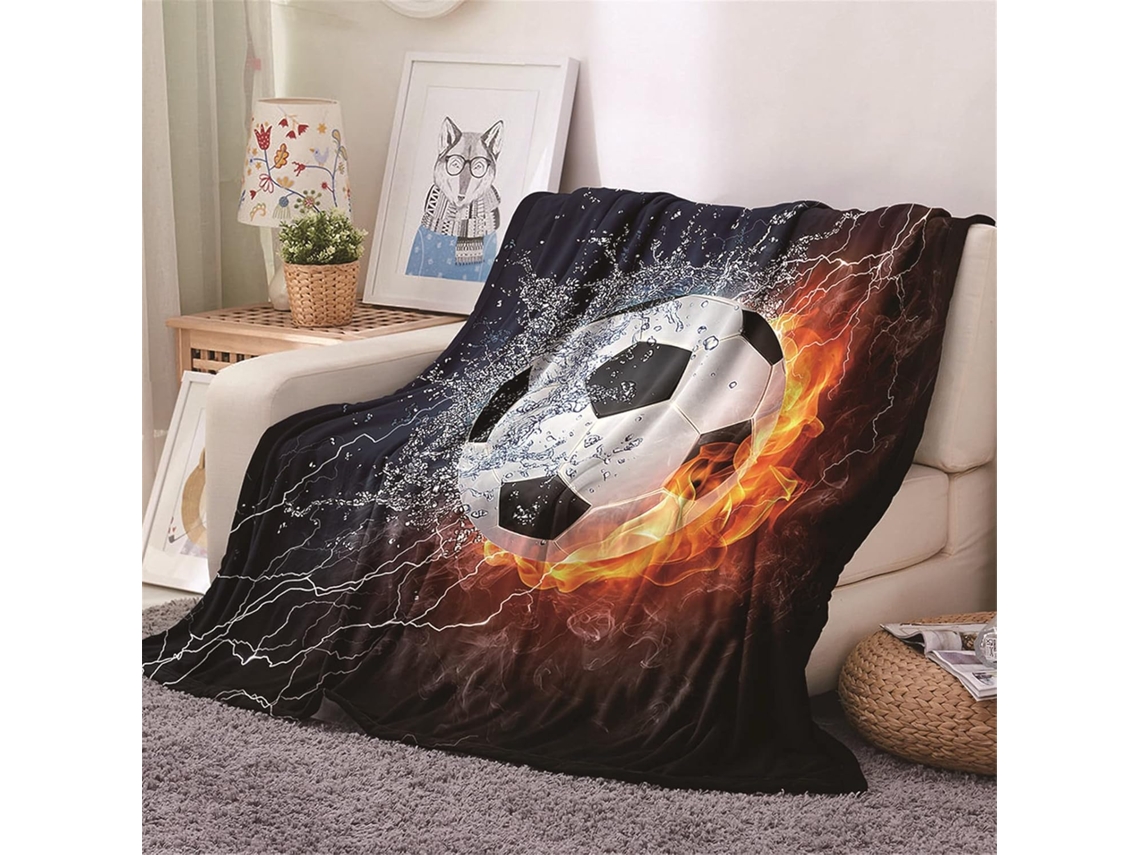 Manta de Flanela Fansu Estampa 3d Quente e Macia em Microfibra Ideal para o Inverno Perfeita Cama Ou Sofá Adeq