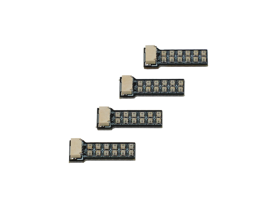Versão Lite 4pcs Deepspace Phlux 2 3s Fita Led Colorida 3 5v para Drone de Corrida Fpv de 5 Polegadas MDUG
