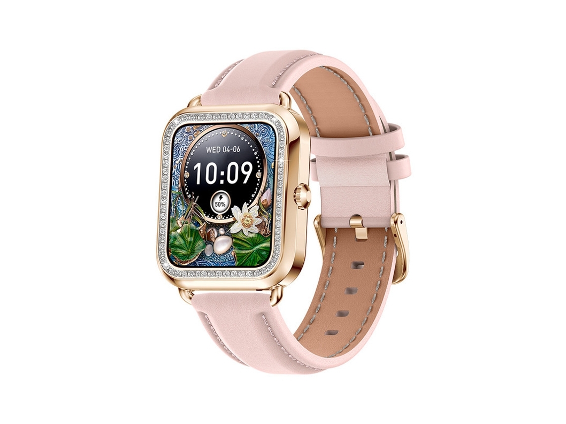 Smartwatch de 1 59 Polegadas Ip67 À Prova D'Água 25 Dias em Standby para Ios e Android Ouro YEMAESRE