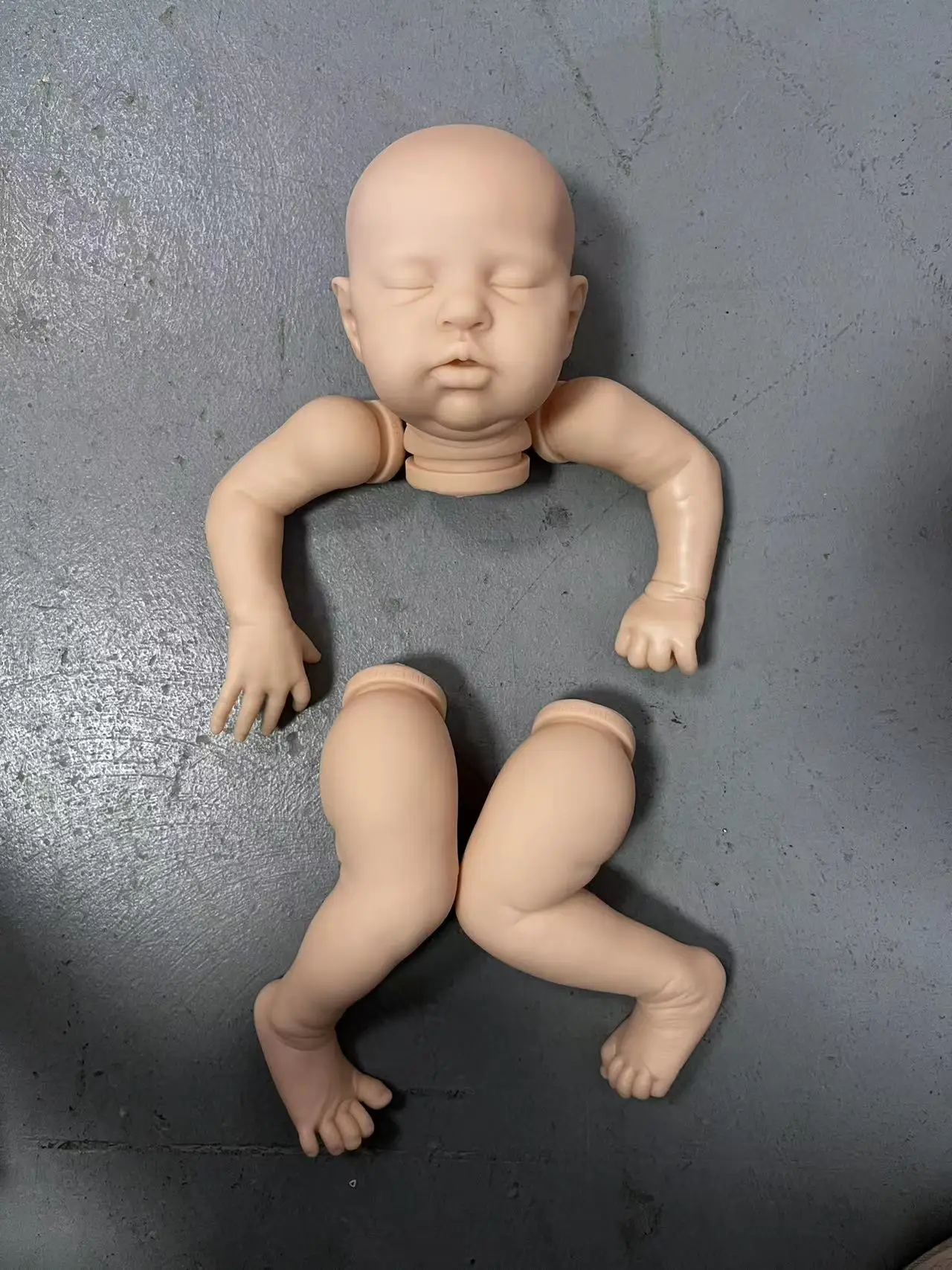 (branco) Kit Para Boneca Pintada De 50 Cm (20 Polegadas), Cabelo Feito À Mão, Kit De Pintura Multicamadas De Alta Qualidade