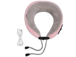 Massageador Elétrico para Pescoço em U, Rosa, AQUAFORGE