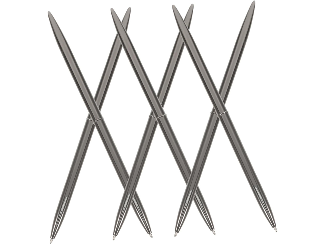 Caneta Esferográfica Elegante Em Metal, Ideal Para Escritório E