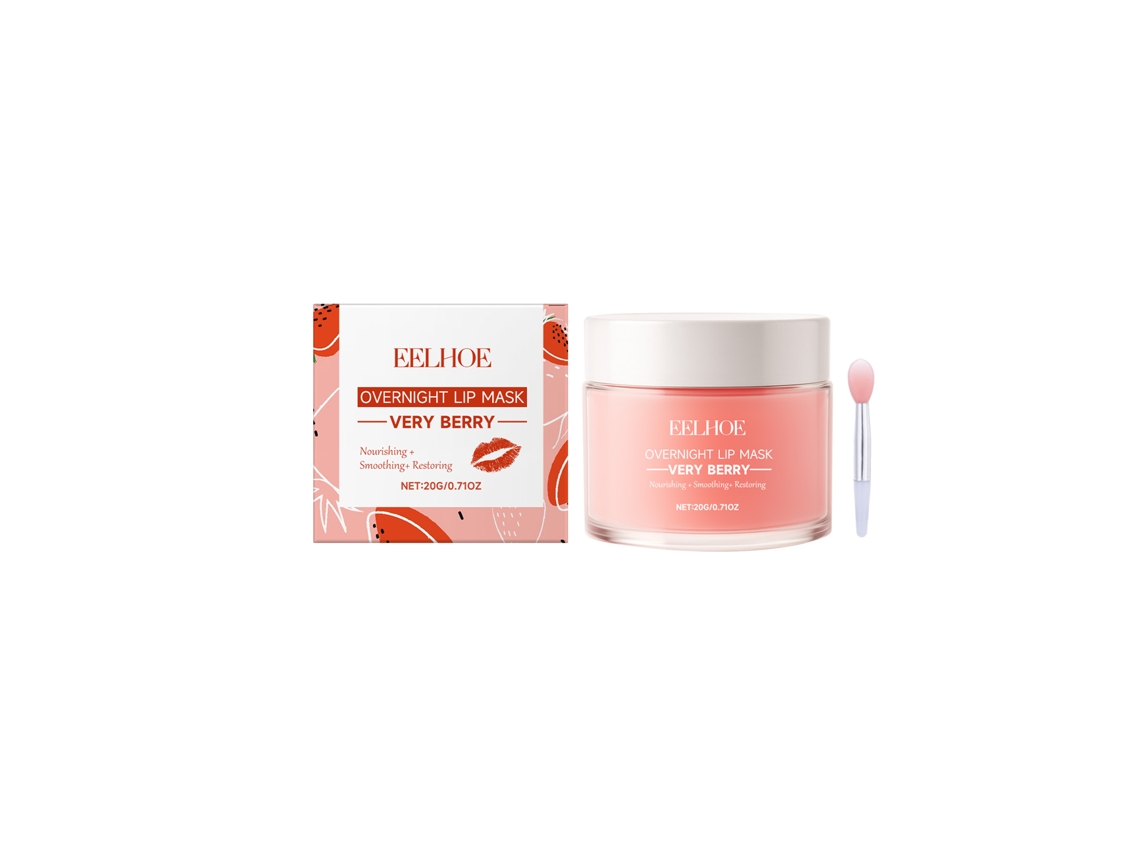 Máscara Narural Eelhoe Berry, Hidratante para Lábios À Noite LAXISCREED