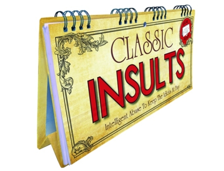 Livro Classic Insults Flip Book de Jamien Bailey & Andy B (Inglês - Capa Dura)