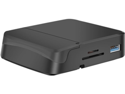 Hub Usb-c Multiportas 8 Em 1 Com Suporte Para Celular, Carregamento