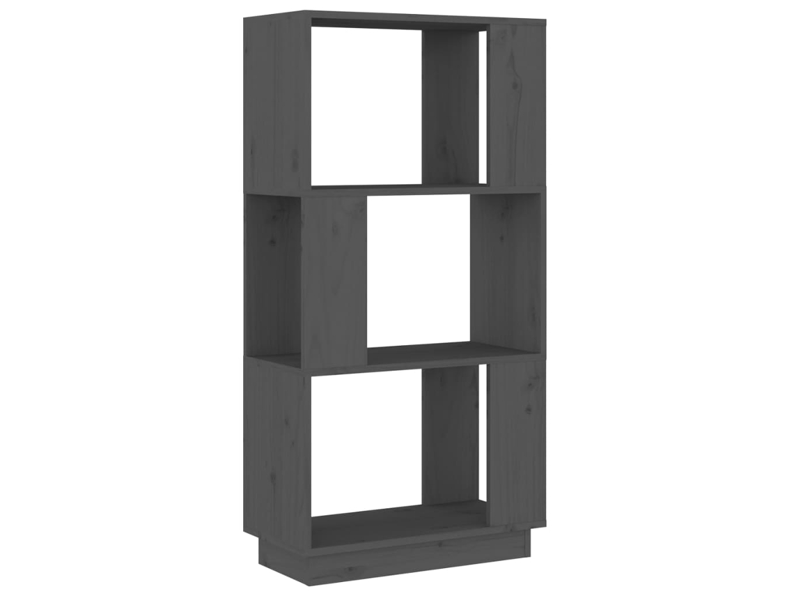 Prateleira/divisória 51x25x101 Cm Pinho Maciço Cinza MAISON EXCLUSIVE