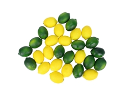 28pcs/set Limões E Limoes Falsos Decorativos Citricos Artificiais Simulados