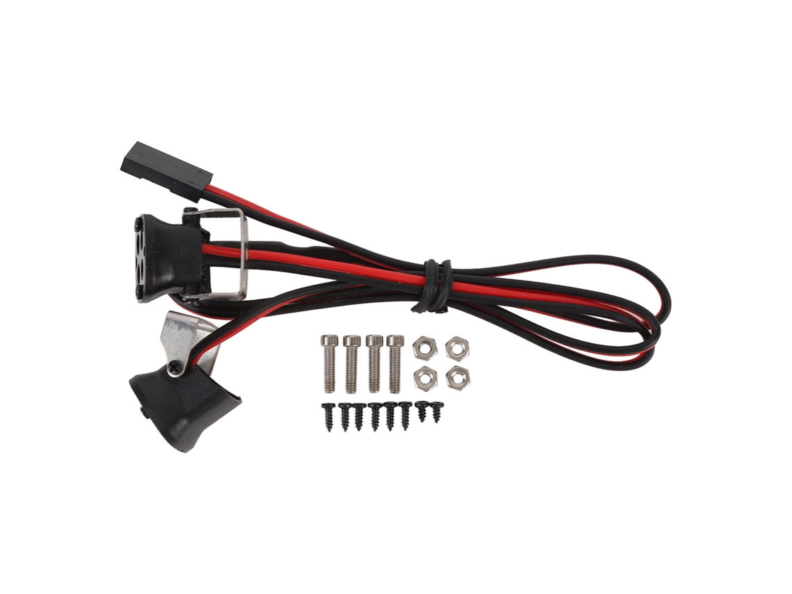 Luz Telhado Rc 8led Branca Para Scx10 Redcat Gen8
