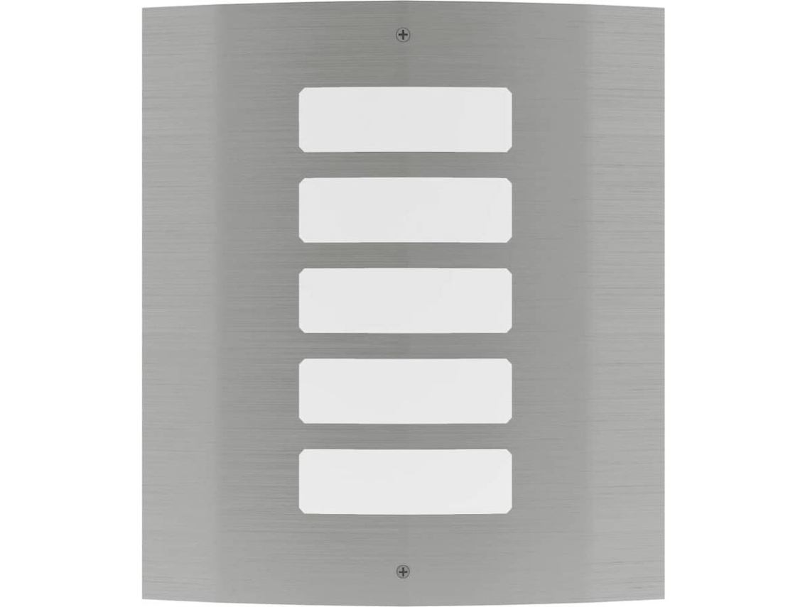 Wall Lamp, Wall Lamps Vidaxl Prateado Aço Inoxidável