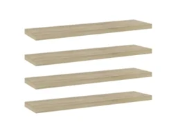 Bookshelf Board, Bookshelf Boards Vidaxl Marrom Madeira Processada (40 X 10 X 1.5 Cm)